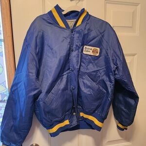 Vintage DeLONG Sportswear Blue Varsity Jacket